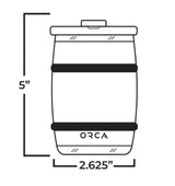 Barrel 12oz Cup Oak Wood Grain BAR12OWG