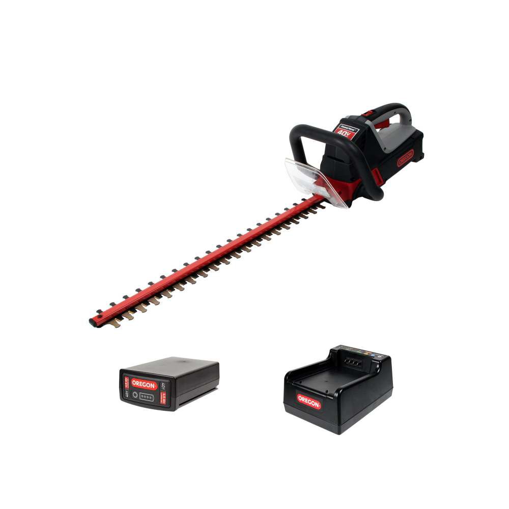 24 Inch Blade 40V Max Cordless Hedge Trimmer with Battery Kit 615575