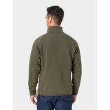 Mens Army Green Heated Fleece Jacket Kit XL MJF-32-1406-US