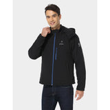 Mens Black & Blue Classic Heated Jacket Kit 4X MJC-31-3009-US