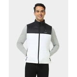 Mens Black & White Classic Heated Vest Kit XL MVC-41-3106-US