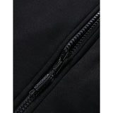 Mens Black Heated Fleece Jacket Kit Medium MJF-32-0104-US