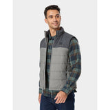 Mens Flecking Gray Classic Heated Vest Kit Large MVC-41-0305-US