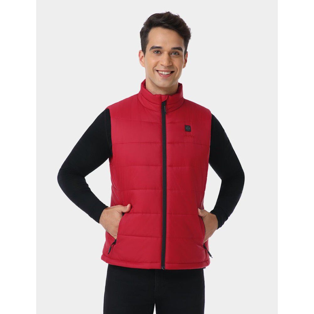Mens Red Classic Heated Vest Kit Small MVC-41-0803-US