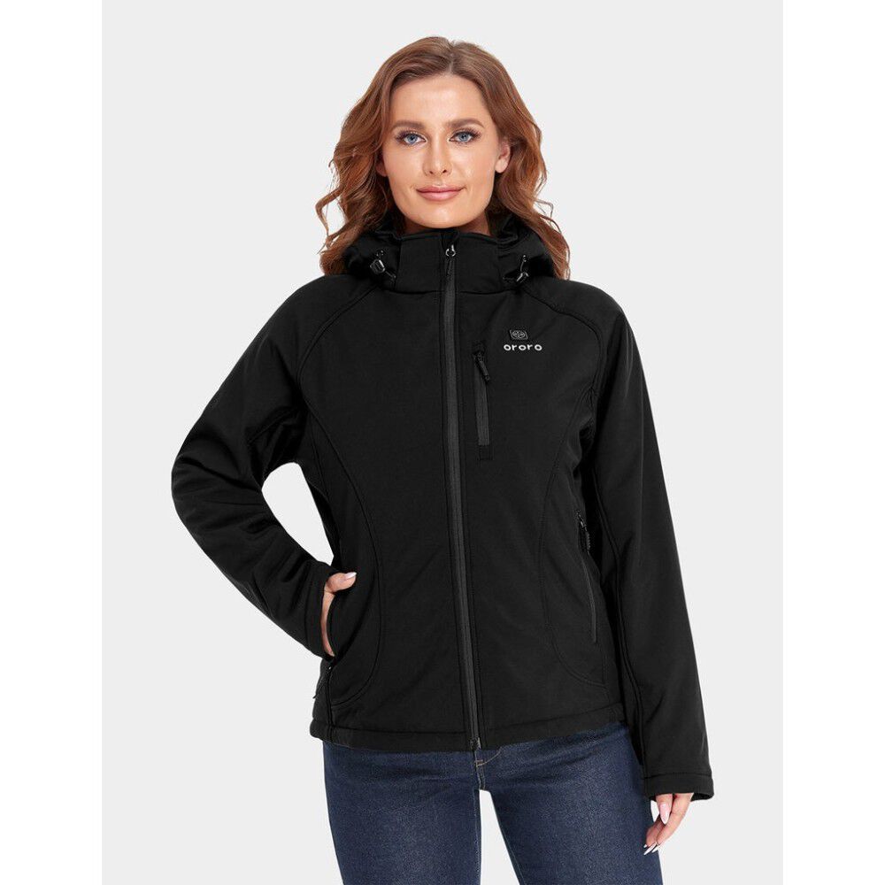 Womens Black Classic Heated Jacket Kit 2X WJC-31-0107-US