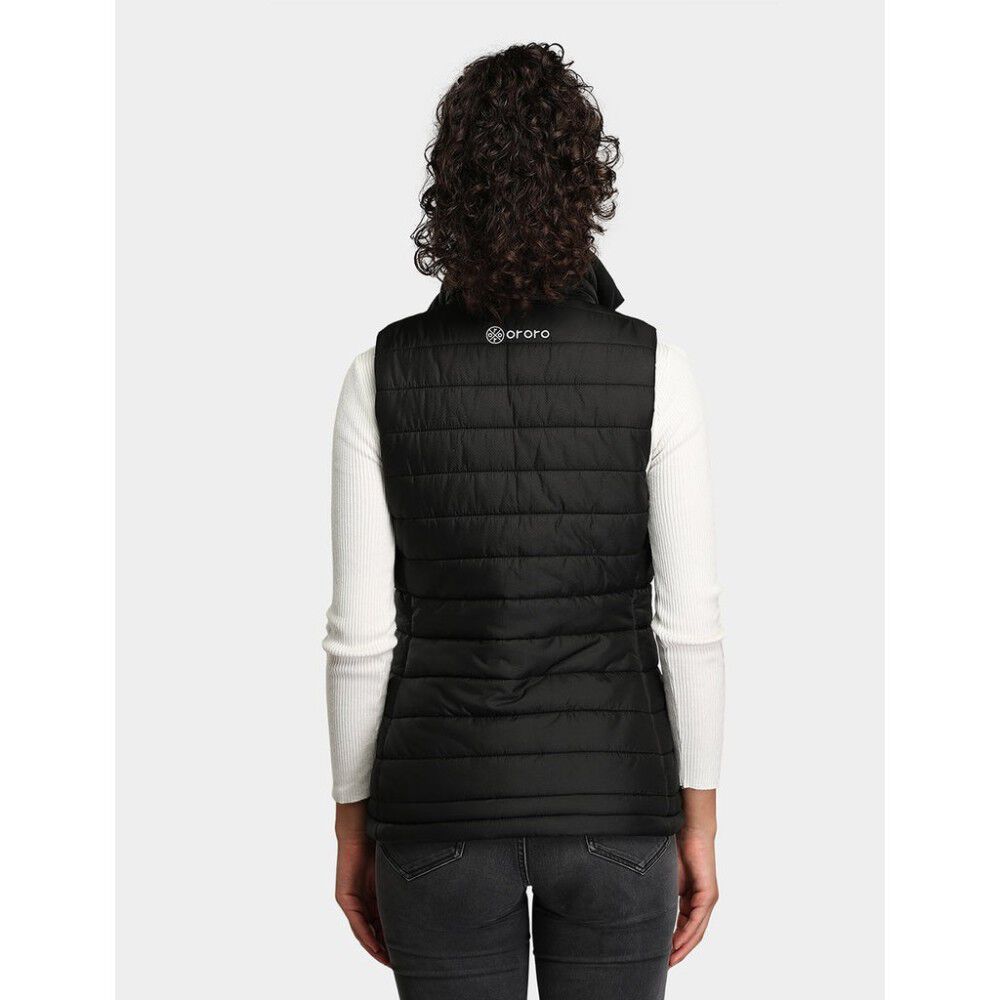 Womens Black Classic Heated Vest Kit 3X WVC-41-0108-US