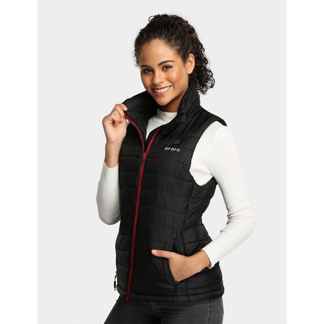 Womens Black Classic Heated Vest Kit Small WVC-41-0103-US