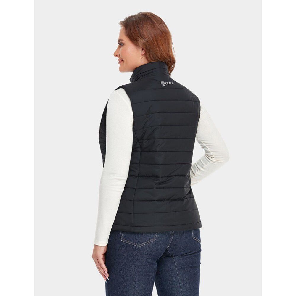 Womens Black Classic Heated Vest Kit Small WVC-41-0103-US