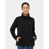 Womens Black Heated Fleece Jacket Kit 2X WJF-32-0107-US