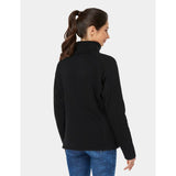 Womens Black Heated Fleece Jacket Kit Medium WJF-32-0104-US