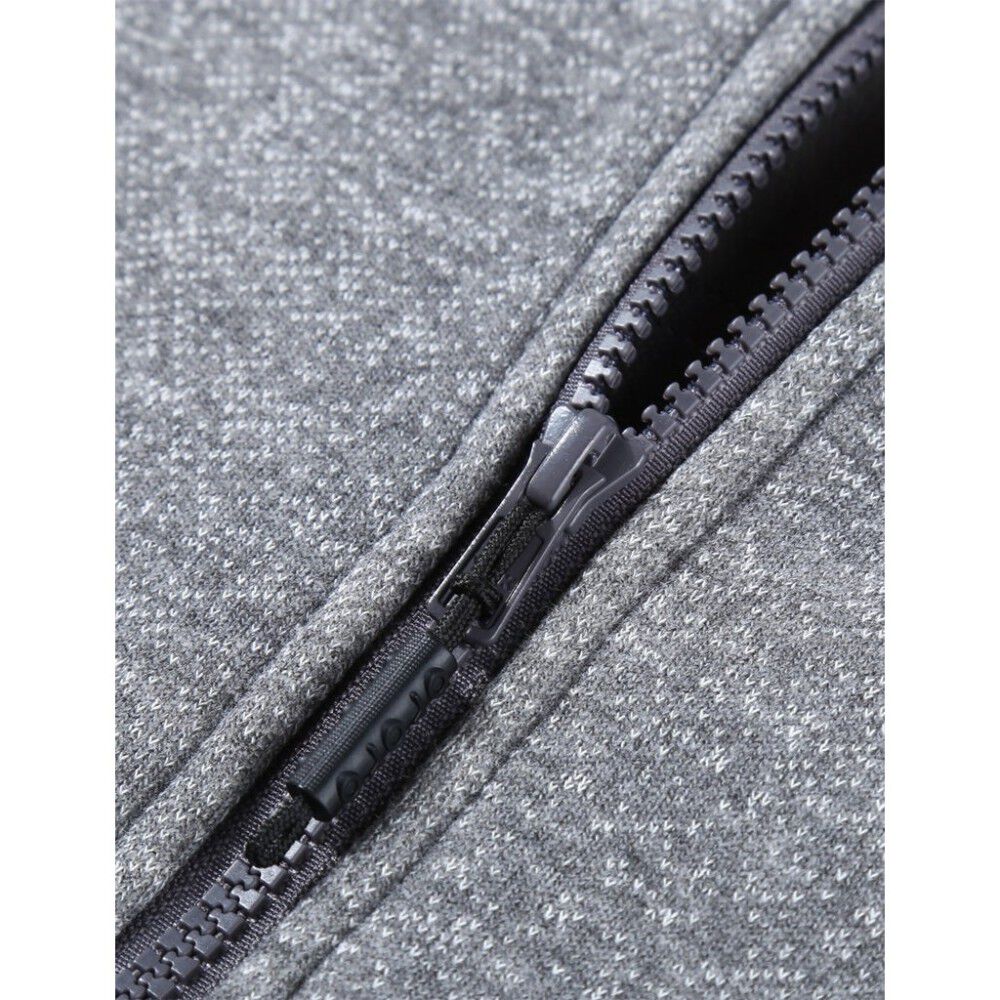 Womens Flecking Gray Heated Fleece Jacket Kit Large WJF-32-0305-US