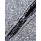 Womens Flecking Gray Heated Fleece Jacket Kit Medium WJF-32-0304-US