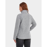 Womens Flecking Gray Heated Fleece Jacket Kit XL WJF-32-0306-US