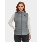 Womens Gray Classic Heated Vest Kit 3X WVC-41-0408-US
