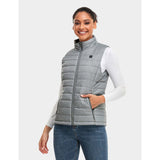 Womens Gray Classic Heated Vest Kit Medium WVC-41-0404-US