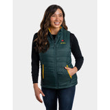 Womens Green & Gold Classic Heated Vest Kit Medium WVC-41-2604-US