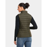 Womens Green Classic Heated Vest Kit XS WVC-41-1402-US