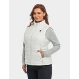 Womens Off-White Classic Heated Vest Kit 2X WVC-41-0207-US