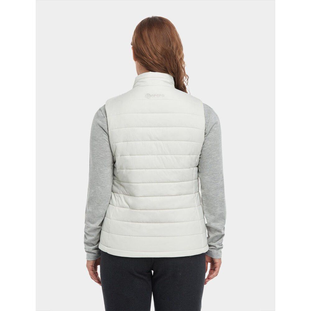 Womens Off-White Classic Heated Vest Kit 2X WVC-41-0207-US