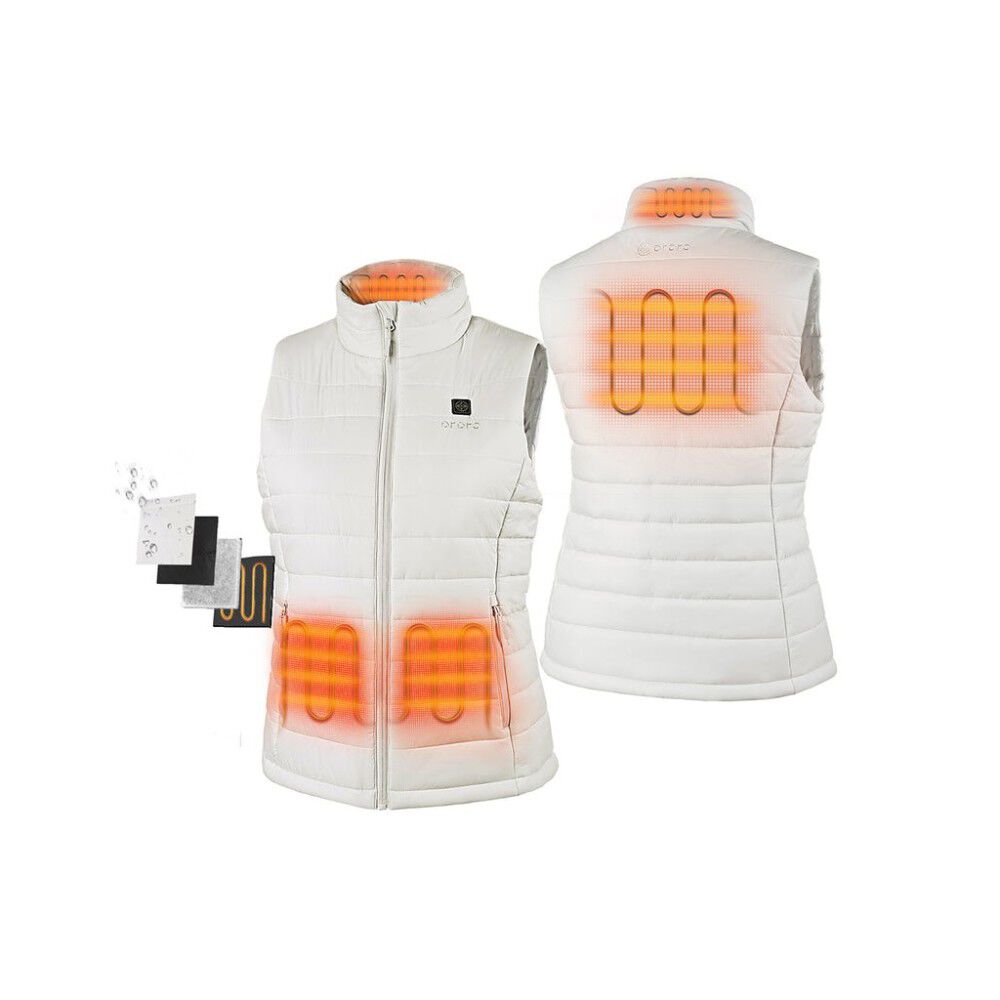 Womens Off-White Classic Heated Vest Kit 2X WVC-41-0207-US