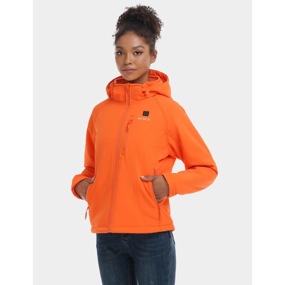 Womens Sunshine Orange Classic Heated Jacket Kit 2X WJC-31-0907-US