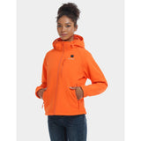 Womens Sunshine Orange Classic Heated Jacket Kit 3X WJC-31-0908-US