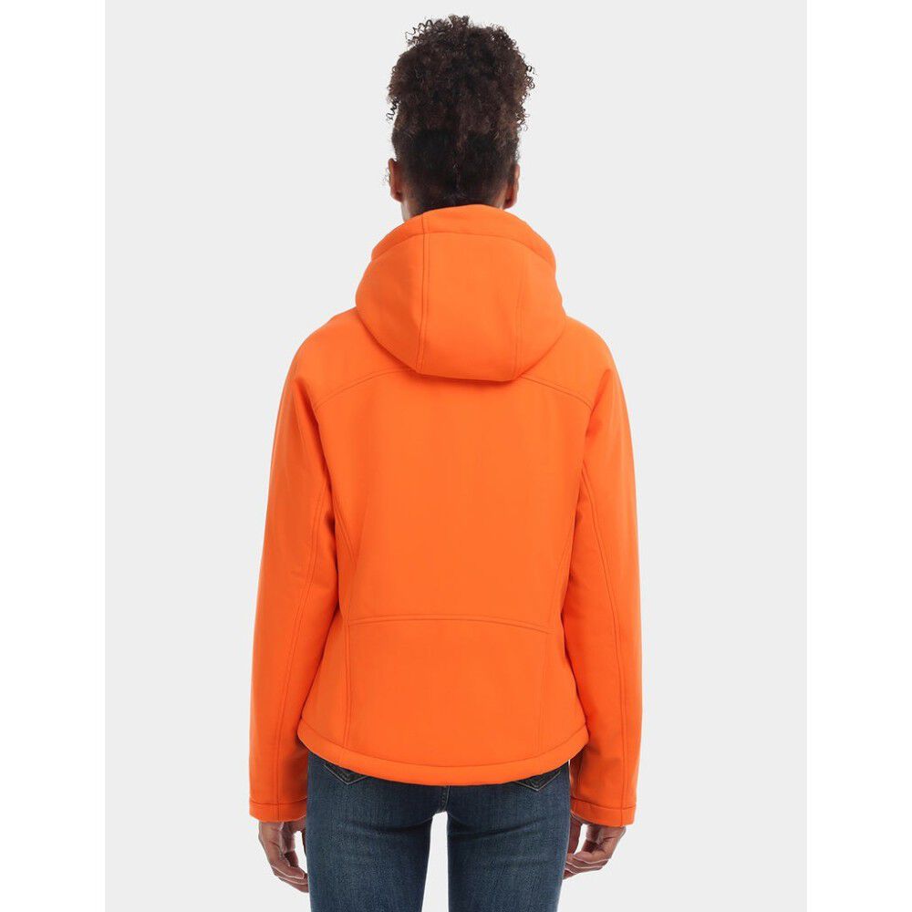 Womens Sunshine Orange Classic Heated Jacket Kit 3X WJC-31-0908-US