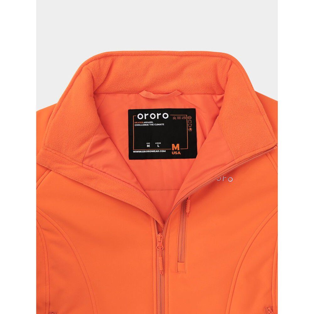 Womens Sunshine Orange Classic Heated Jacket Kit Large WJC-31-0905-US