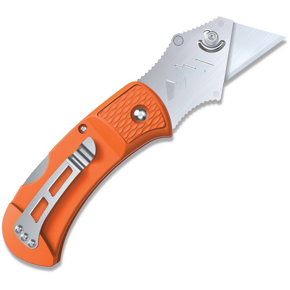 BOA Razor Folding Utility Knife with 3 Blades Orange BOB-10C