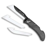 RazorWork Folding Knife Gray 3in with 3 Blades RW30-60C