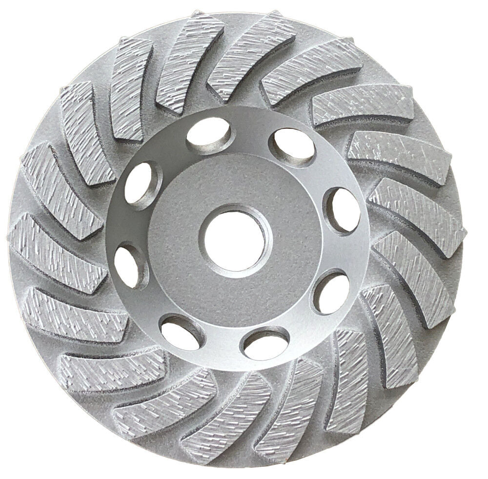 4 Inch Spiral Cup Wheel Diameter 18 Segment with 7/8 Inch- 5/8 Inch Bore OX-UPSCA18-4