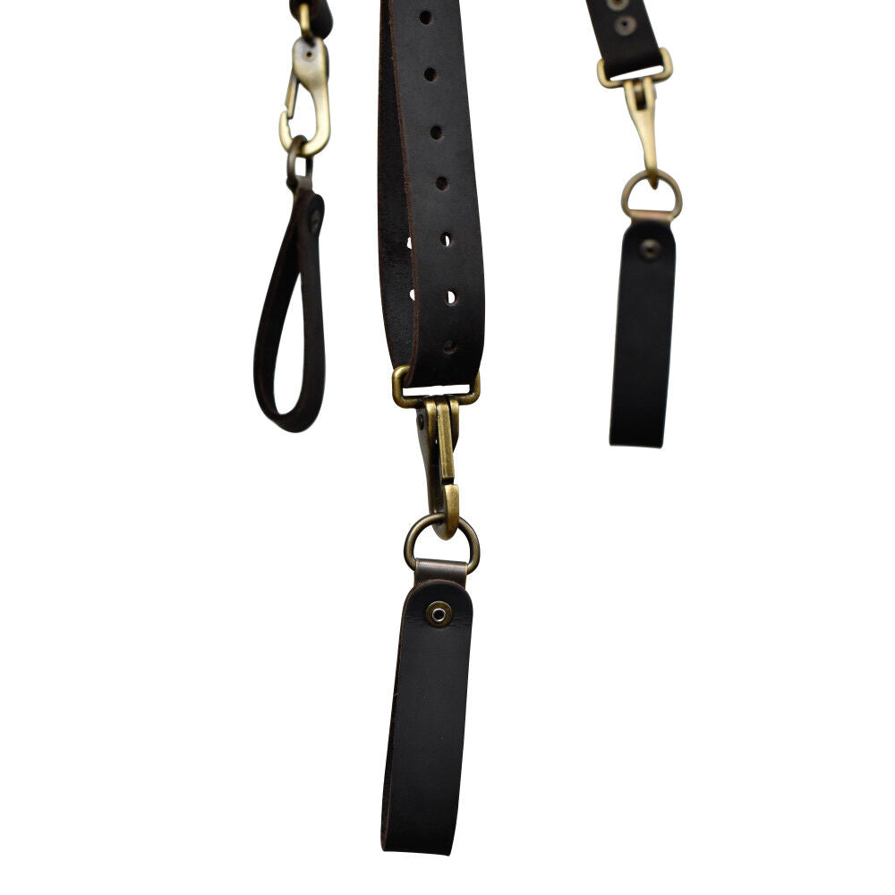 Leather Suspenders Oil-Tanned Leather OX-P263501