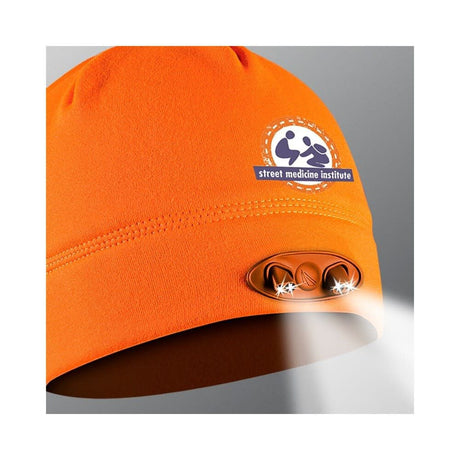 Headlamp Beanie Blaze Orange LED CUBWB-4546