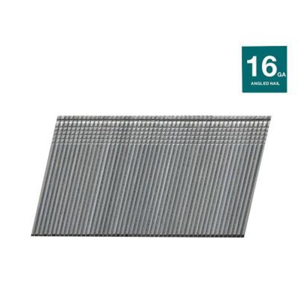 2-1/2 In. Angled Finish Nail 16 Gauge Galvanized 2000 Per Box 650232