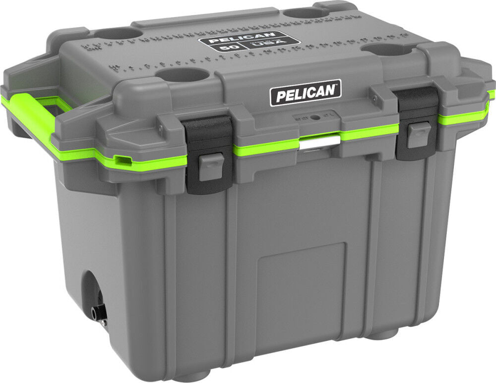 50 Qt Elite Cooler - Dark Gray/Green 50Q-1-DKGRYEGRN