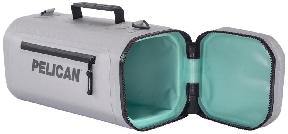 Light Gray Dayventure Sling Cooler & 1Lb Blue Ice Bundle SOFT-CSLING-LGRYK