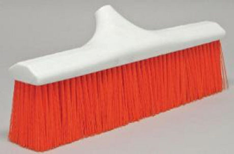 18in Soft Sweep Push Broom Head - Red 2618R