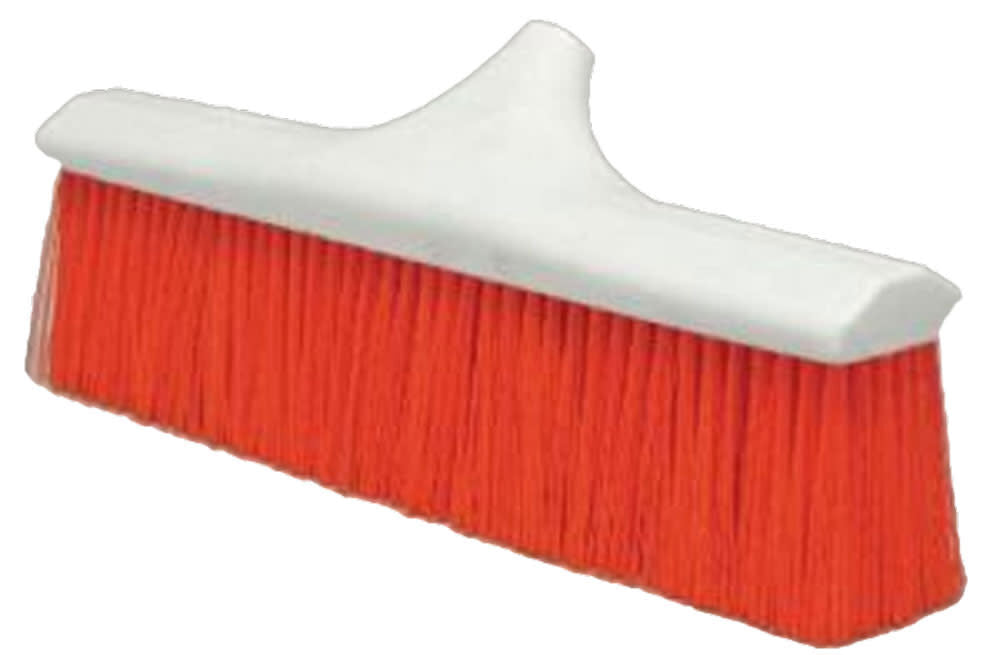 18in Soft Sweep Push Broom Head - Red 2618R
