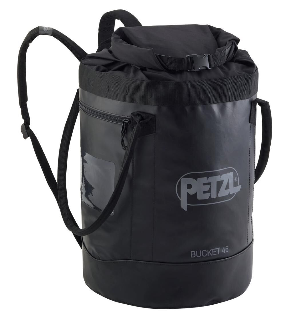 Freestanding Rope Bag Large-Capacity 45L Black S001CA02