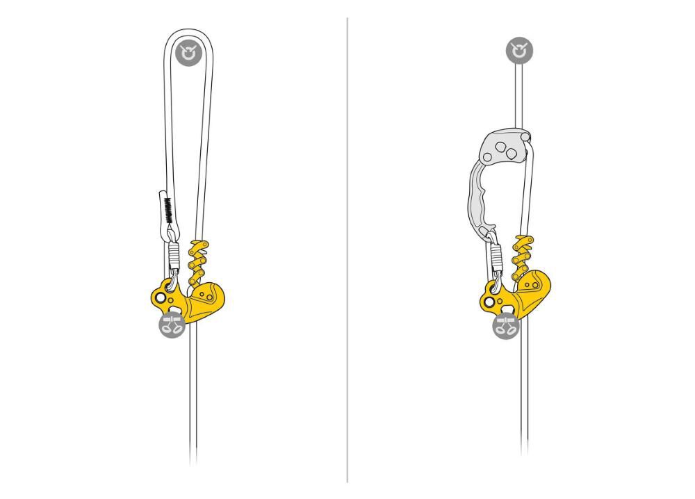 Mechanical Prusik for Tree Care, Fixed Lower Attachment Hole D022AA00