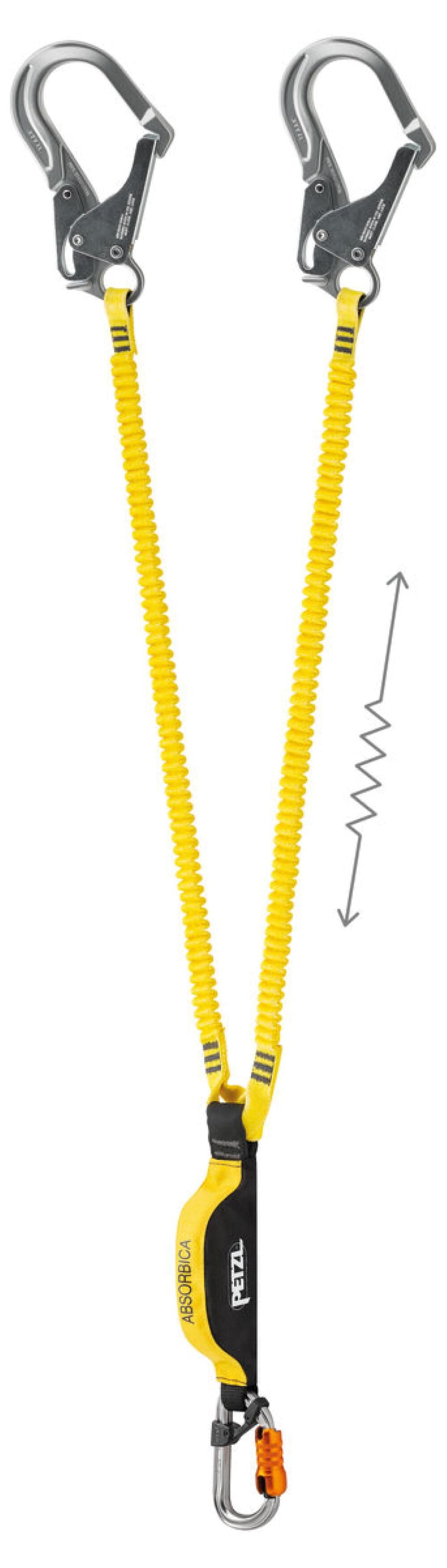 MGO Double Lanyard with Integrated Energy Absorber and MGO Connectors (150 cm) L014BA01