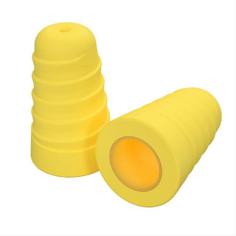 Yellow Silicone Comfort Twist Replacement Earplugs PRP-FY10 PRP-FY10