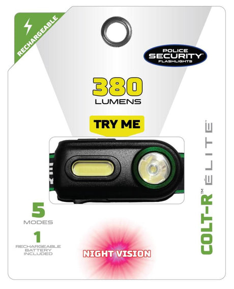 Poilice Security Colt-R Rechargeable Headlamp 98732