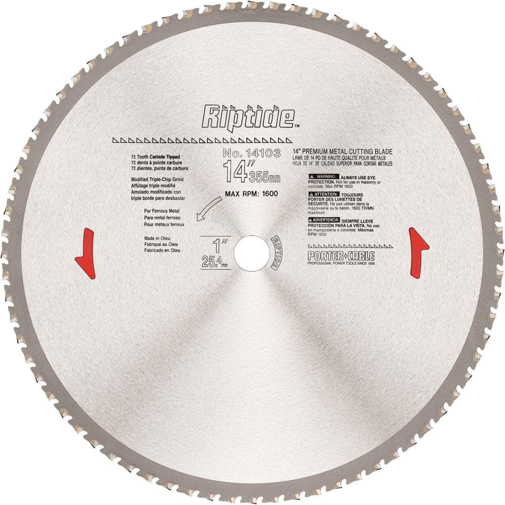 14 In x 72 Tooth Metal Dry Cut Blade 14103