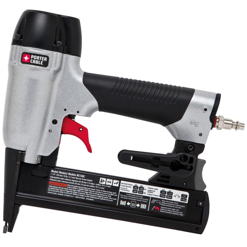 18 Gauge 1-1/2 In. Narrow Crown Stapler Kit NS150C