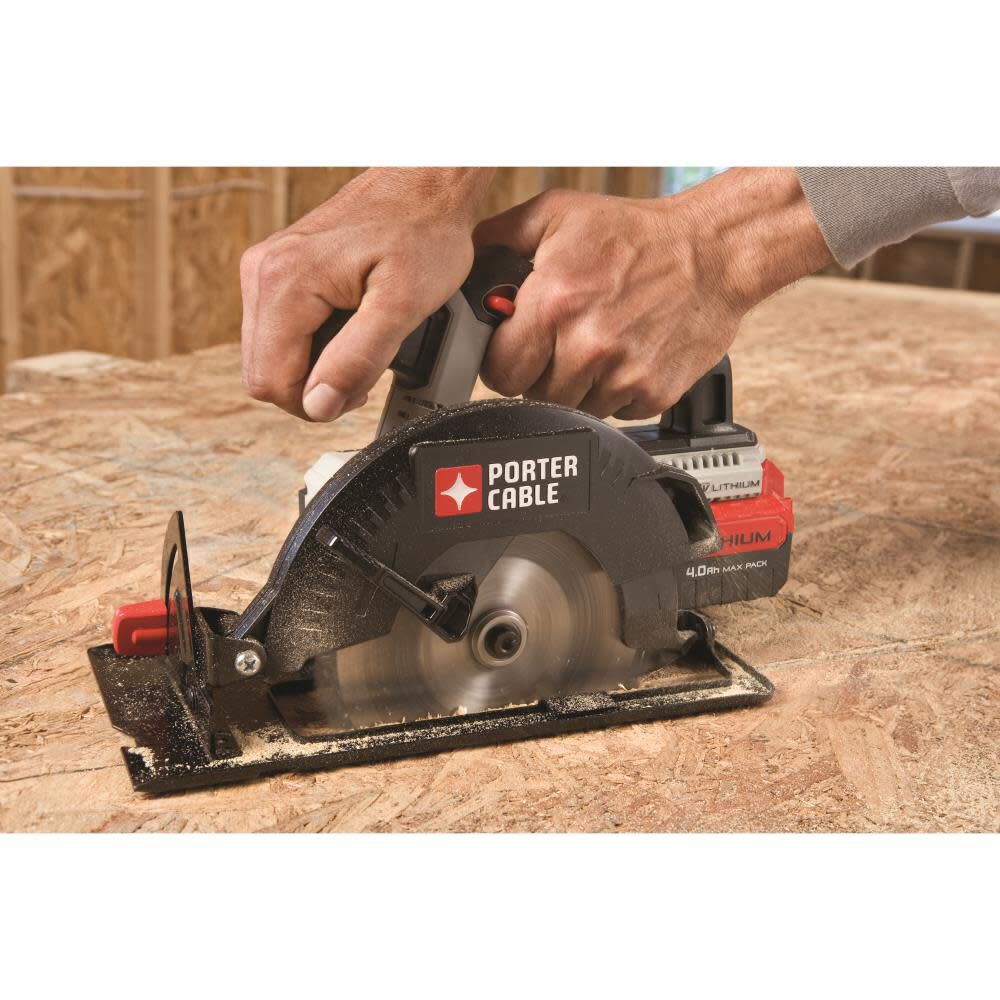 20-volt 6-1/2-in Cordless Circular Saw (Bare Tool) PCC660B