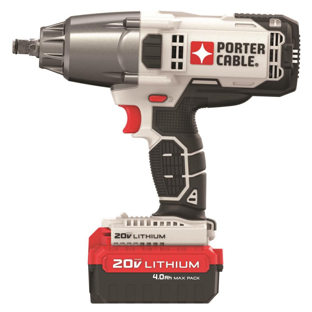 20V 1/2-in Drive Cordless Impact Wrench with Battery Kit PCC740LA