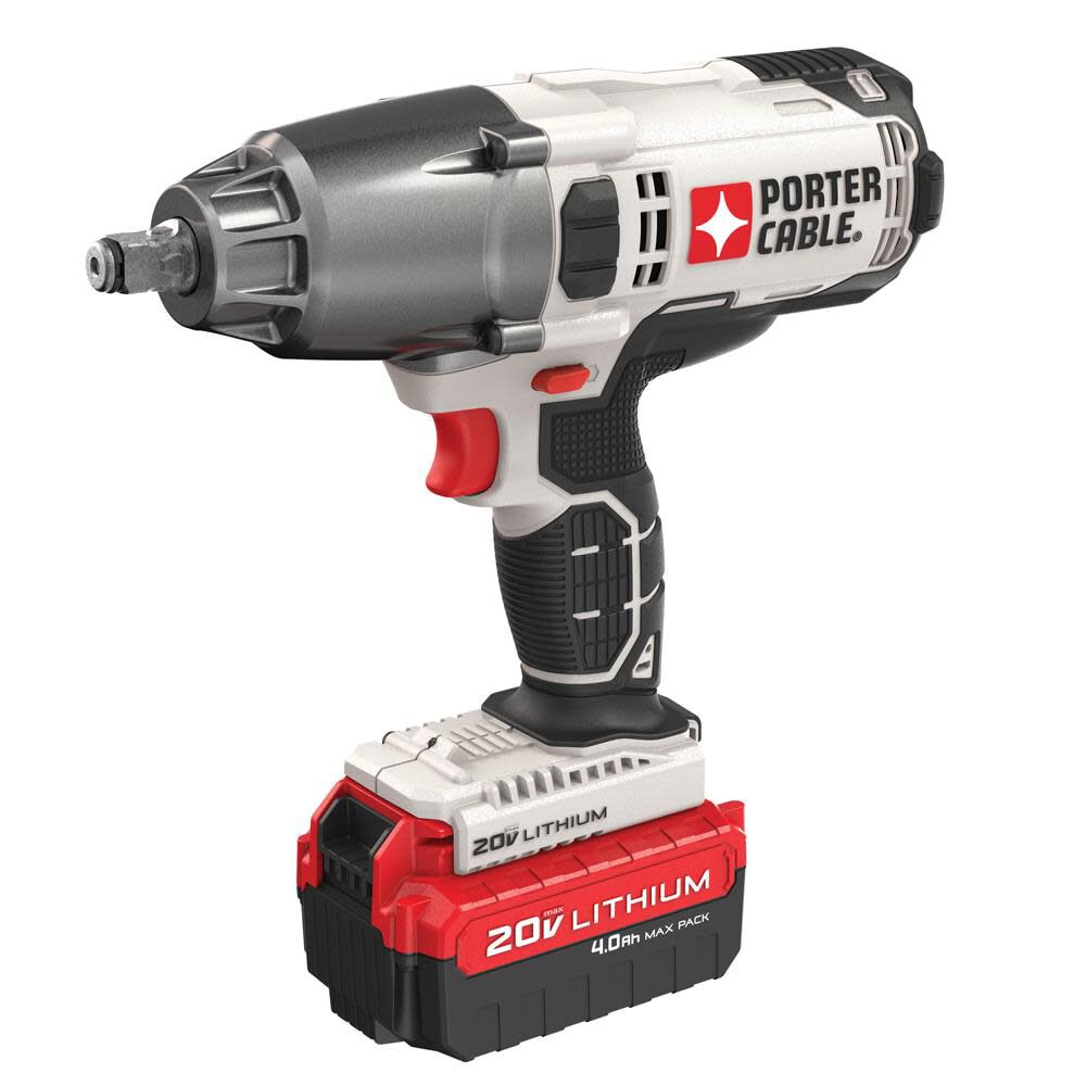 20V 1/2-in Drive Cordless Impact Wrench with Battery Kit PCC740LA