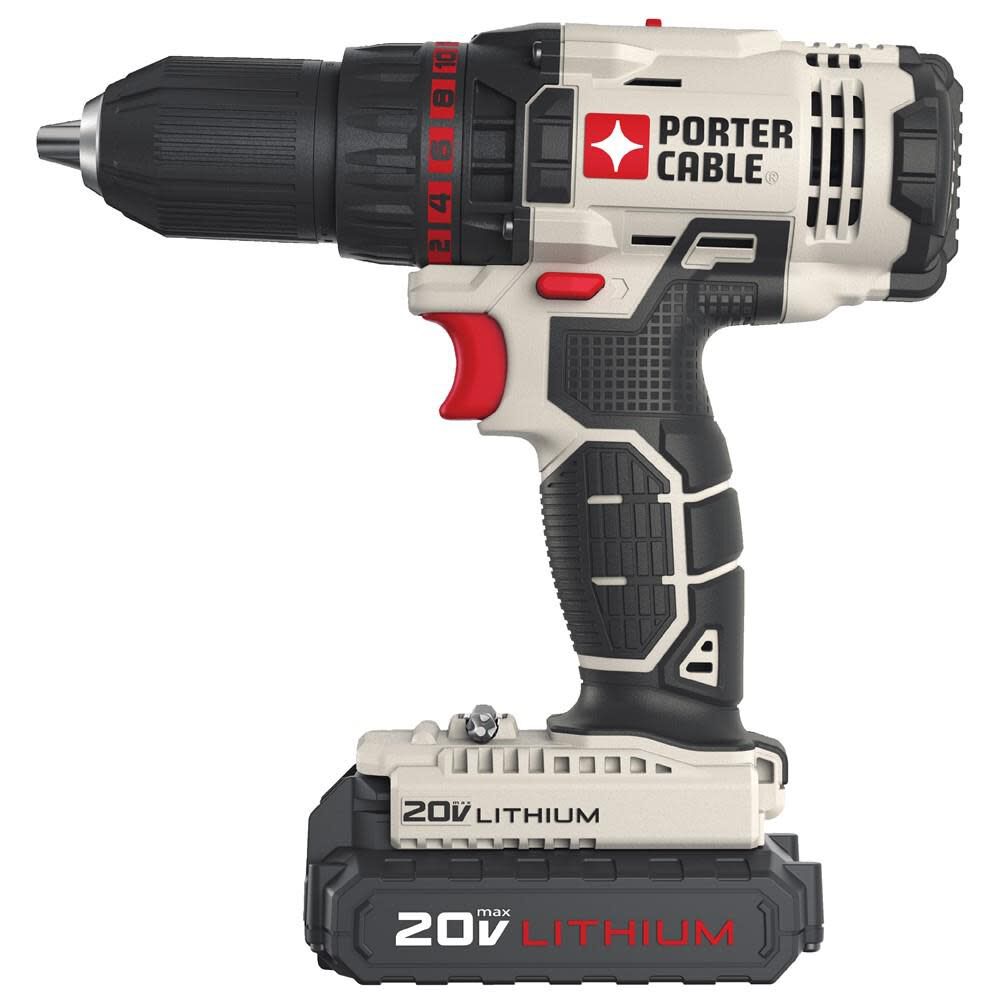 20V 1/2-Inch Lithium-Ion Cordless Drill (PCC601LB) Kit PCC601LB