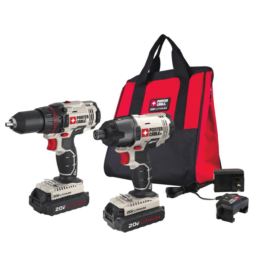 20V MAX 2 Tool Combo Kit with Soft Case PCCK604L2